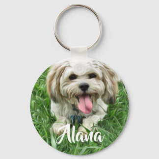 Persoonlijke Cavachon-Sleutelhanger Sleutelhanger
