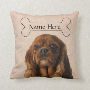 Persoonlijke Cavalier King Charles Spaniel Dog Kussen