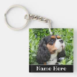 Persoonlijke Cavalier King Charles Spaniel Dog Sleutelhanger