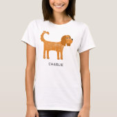 Persoonlijke Cavalier King Charles Spaniel Hond T-shirt (Voorkant)