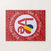 Persoonlijke Chad Rode LOVE Vlag Legpuzzel (Horizontaal)