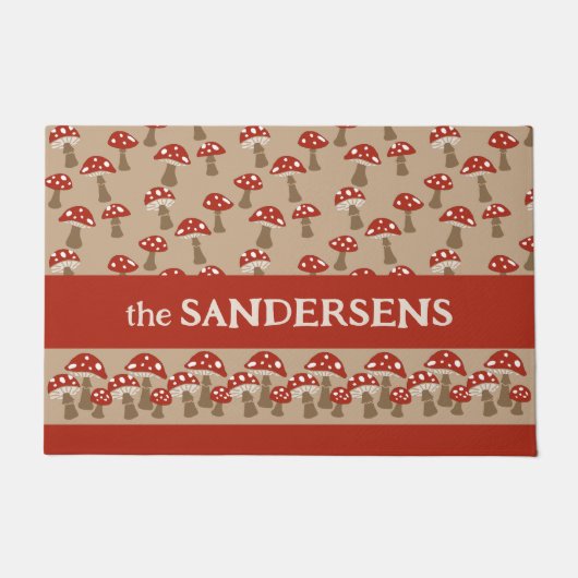 Persoonlijke champignons deurmat (Voorkant)