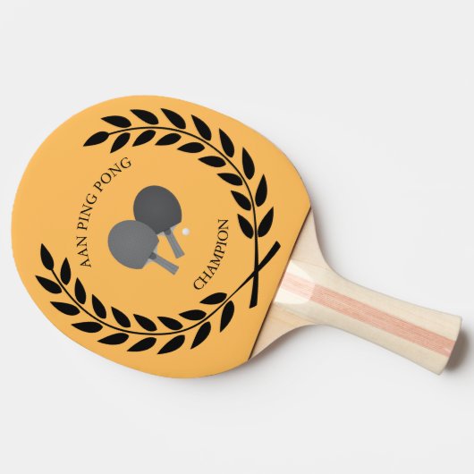 Persoonlijke Champion Ping Pong Paddle Tafeltennisbatje (Zijkant)