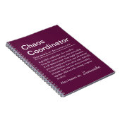 Persoonlijke Chaos Coördinator Definitie Notitieboek (Rechterzijde)