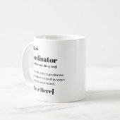 Persoonlijke Chaos Coördinator Koffiemok (Voorkant links)