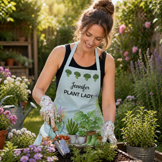Persoonlijke charmante Plant Lady tuin Schort