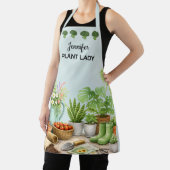 Persoonlijke charmante Plant Lady tuin Schort (Insitu)