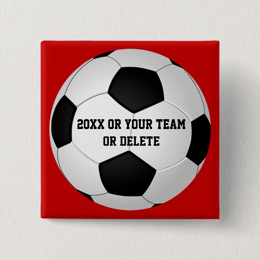 Persoonlijke Cheap Soccer Party Favors Button PINS (Voorkant)