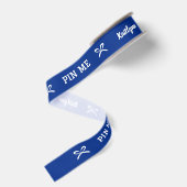 Persoonlijke Cheer Pin Me Lint Cute Bow Op Maat (Achterkant)