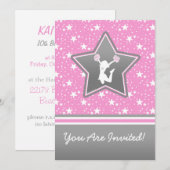 Persoonlijke Cheerleader in de sterren Kaart (Voorkant / Achterkant)