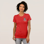 Persoonlijke Cheerleader Naam, Aangepaste Cheer T-shirt (Voorkant volledig)
