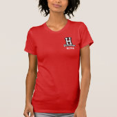 Persoonlijke Cheerleader Naam, Aangepaste Cheer T-shirt (Voorkant)