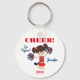 Persoonlijke Cheerleader-Sleutelhanger met JOUW TE Sleutelhanger