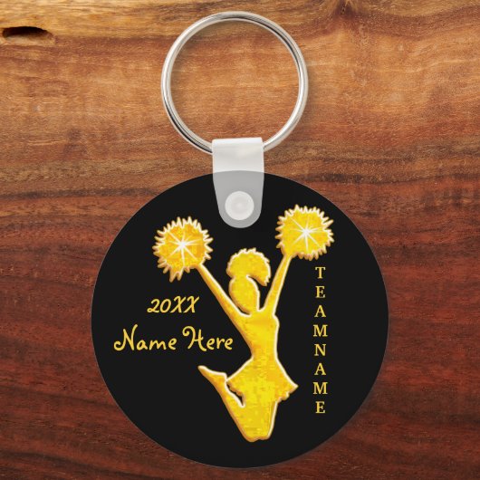 Persoonlijke Cheerleader-Sleutelhangers, 3 tekstva Sleutelhanger (Achterkant)