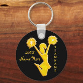 Persoonlijke Cheerleader-Sleutelhangers, 3 tekstva Sleutelhanger (Voorkant)