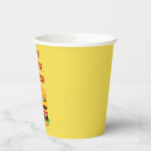 Persoonlijke Cheeseburger Party Papieren Bekers (Links)