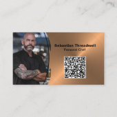 Persoonlijke Chef Borst de Douane van het Koper Co Visitekaartje (Voorkant)