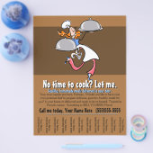 Persoonlijke chef.Catering.Vooraf gemaakte maaltij Flyer (Enkel)