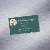 Persoonlijke Chef Cook Baker Private Magnetisch Visitekaartje (Voorbeeld)