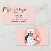 Persoonlijke Chef Cook Baker Private Visitekaartje (Voorkant / Achterkant)