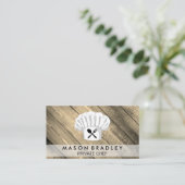 Persoonlijke Chef Houten Paneel Visitekaartje (Staand voorkant)