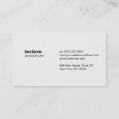 Persoonlijke Chef Koper Koken Pot Catering Logo Visitekaartje (Achterkant)