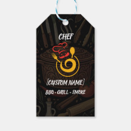 Persoonlijke Chef Latte Cadeautags & Cadeau-enclos Cadeaulabel