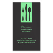 Persoonlijke Chef Magnetisch Visitekaartje (Voorkant Verticaal)