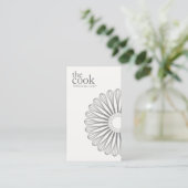 Persoonlijke Chef Modern Catering Whisky Simple Visitekaartje (Staand voorkant)