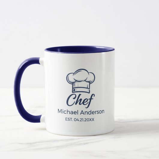 Persoonlijke Chef Mok – Naam op Keukencadeau (Links)