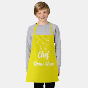 Persoonlijke Chef Naam Koken Liefhebber Bakken Aan Schort