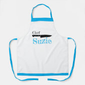  persoonlijke Chef Name Mannen Womens Schort (Voorkant)