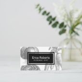 Persoonlijke Chef Plantaardige illustratie Visitekaartje (Staand voorkant)