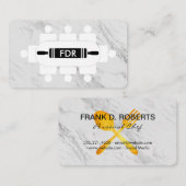 Persoonlijke Chef Seed Table Rolling Pin Visitekaartje (Voorkant / Achterkant)