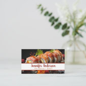 Persoonlijke Chef Sous Chef Restaurant Visitekaartje (Staand voorkant)