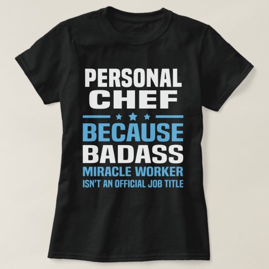 Persoonlijke Chef T-shirt (Design voorkant)