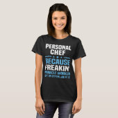 Persoonlijke Chef T-shirt (Voorkant volledig)