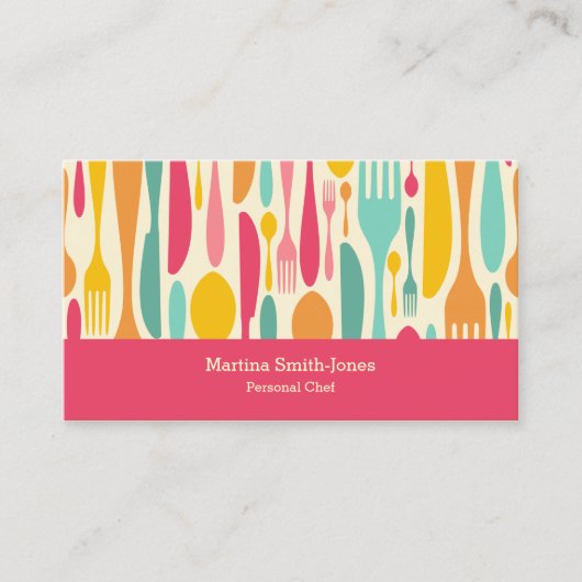 Persoonlijke Chef Visitekaartje (Voorkant)