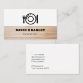 Persoonlijke Chef Visitekaartje (Voorkant / Achterkant)