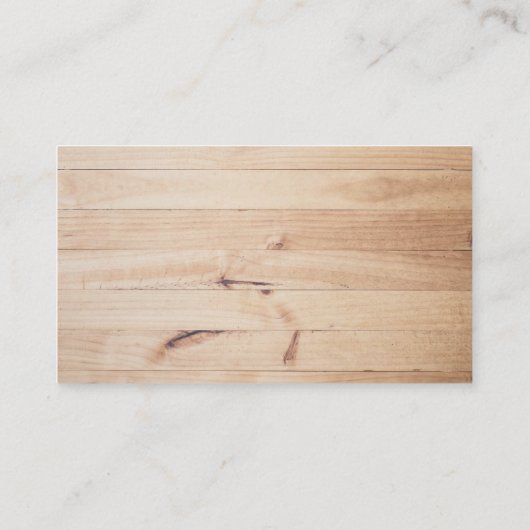 Persoonlijke Chef Visitekaartje (Achterkant)