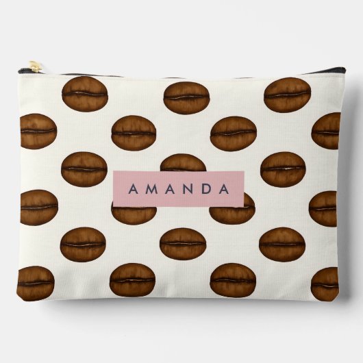 Persoonlijke Chic Coffee Bean Etui (Voorkant)