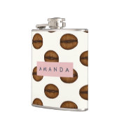 Persoonlijke Chic Coffee Bean Heupfles (Links)