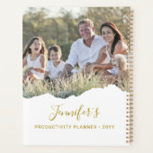 Persoonlijke Chic Gescheurde Foto Planner (Achterkant)