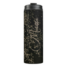 Persoonlijke Chic Gold Confetti