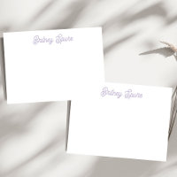 Persoonlijke Chic Lavendel Paarse Monogram  Naam