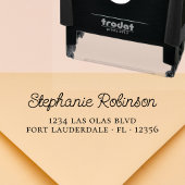 Persoonlijke Chic Schattige Script Informele Retou Zelfinktende Stempel