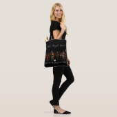 Persoonlijke Chicago Skyline Bachelorette Party Tote Bag (Op model)