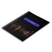 Persoonlijke Chicago Skyline Notitieboek (Linkerzijde)