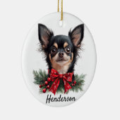 Persoonlijke Chihuahua  Keramisch Ornament (Rechts)