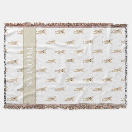 Persoonlijke Chihuahua (Kort Haar, Reebruin) Deken (Voorkant)